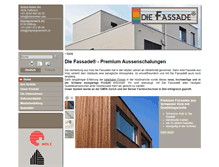 Tablet Screenshot of die-fassade.ch